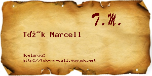 Tök Marcell névjegykártya