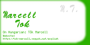 marcell tok business card